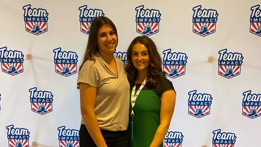 Valentina Perrone and Daniella Wilson of GW softball recently attended the Team IMPACT Fellowship Summit.