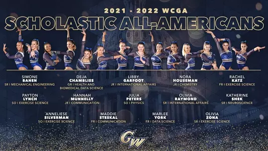 WCGA Gymnastics Scholastic All-Americans