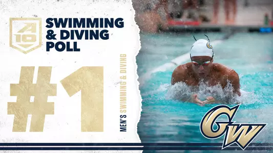 Men's Swimming and Diving Early-Season Poll Graphic