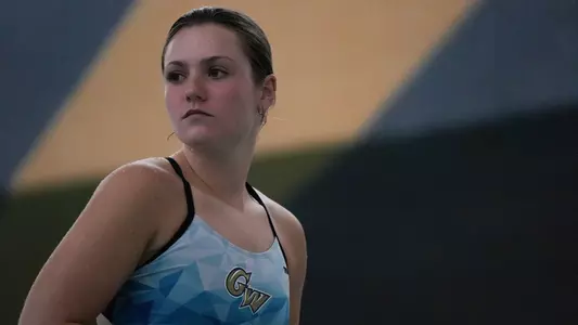 Rylee Coyne Post-Dive at the Smith Center