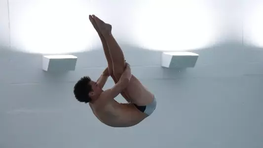 Men's Swimming and Diving diving into the Smith Center Pool