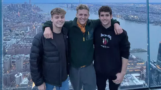 Philip Moldovanu and Connor Rodgers of men's swimming and diving