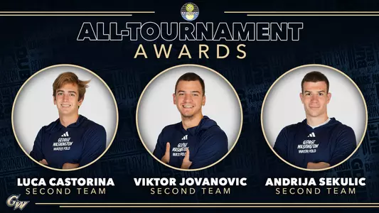 Men's Water Polo All-Tournament Graphic