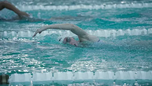 Taylor Bernosky swimming at practice