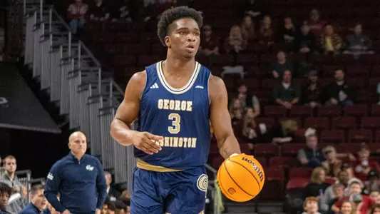 Darren Buchanan dribbles up the court at South Carolina