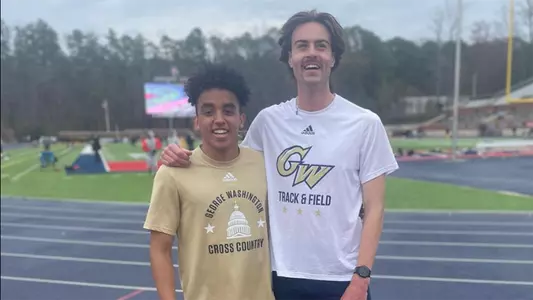 GW men's track at the Fred Harvey Invite