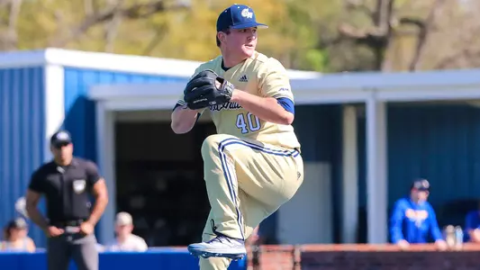 Austin Odell throws a pitch