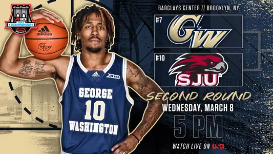 Men's Basketball A-10 Championship Second Round vs. Saint Joseph's