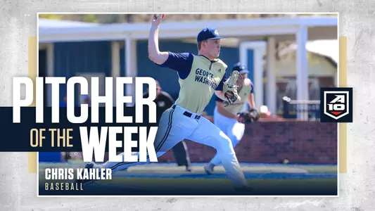 Chris Kahler A-10 Pitcher of the Week