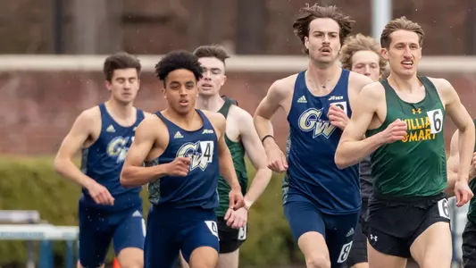 Ryan Fowkes and Jacob Heredia race at the Fred Harvey Invite