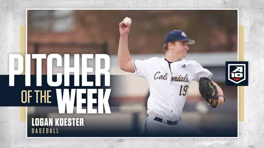Logan Koester Pitcher of the Week