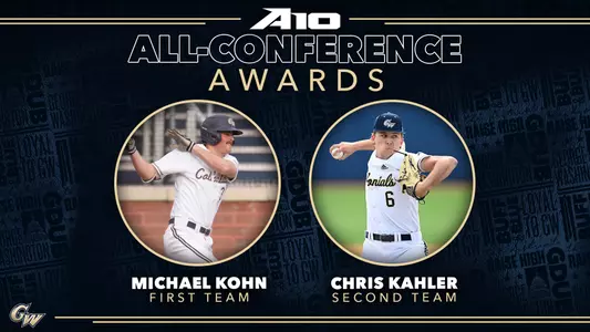 Michael Kohn and Chris Kahler A-10 All-Conference