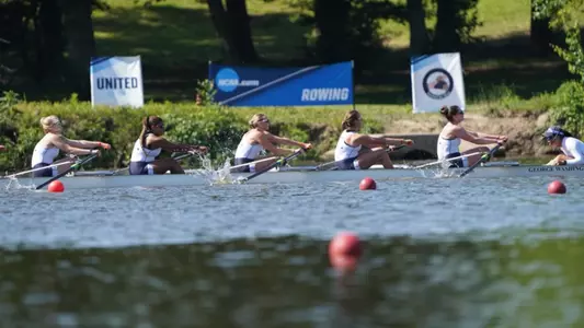 Women's rowing races at the NCAA Championships