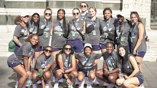 GW women's basketball in Italy on foreign tour