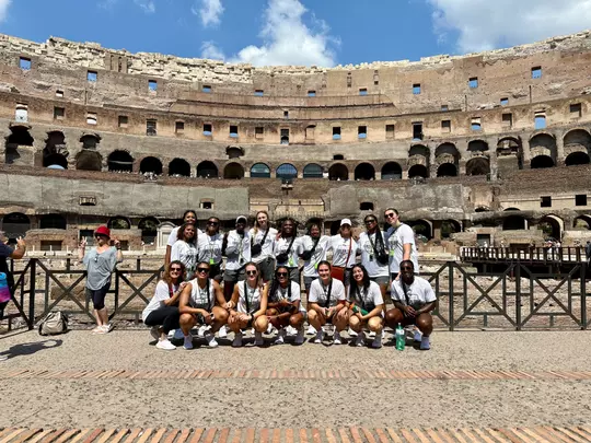 GW WBB at the Colosseum