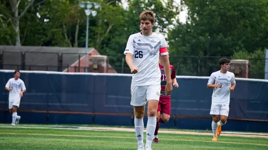 Carter Humm at the GW Soccer Field