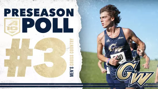 Men's Cross Country A-10 Preseason Graphic