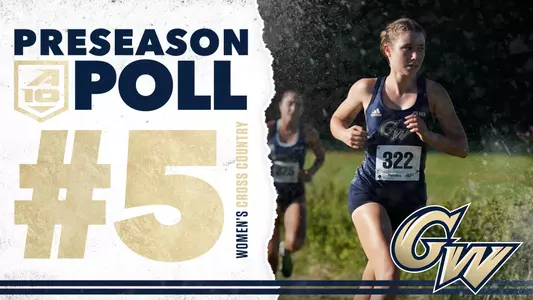 Women's Cross Country A-10 Preseason Graphic
