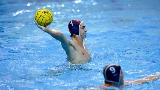 Luca Castorina distributing the ball vs LIU