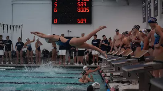 Women's swimming and diving vs VT at the Smith Center