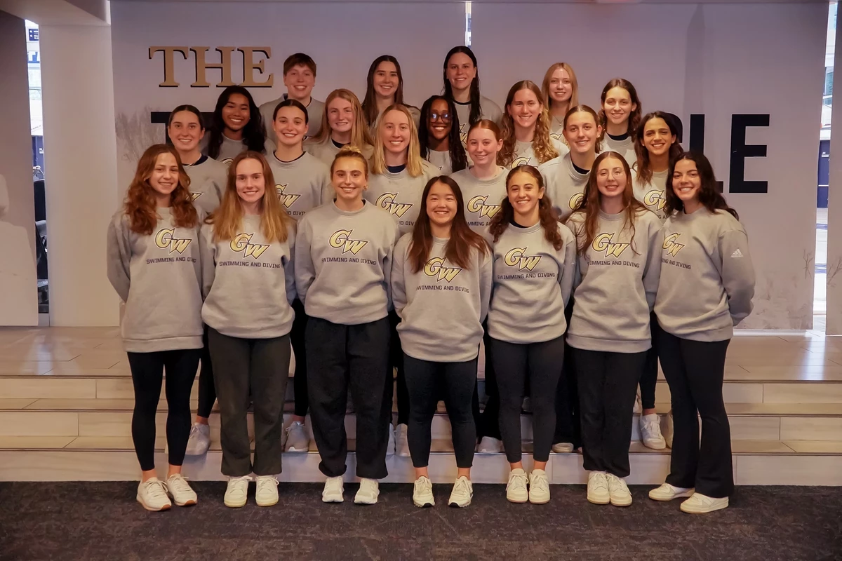 2024-25 Women's Swimming and Diving Team Photo