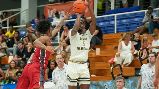 Gerald Drumgoole Jr. attempts a 3-pointer vs. Louisiana