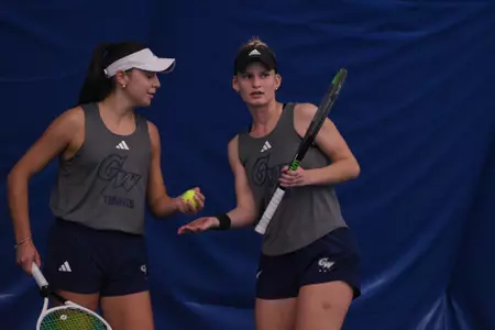 Stella Wiesemann and Gabriela Giraldo during Doubles Match v ECU