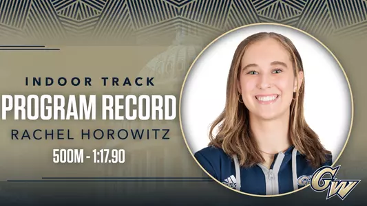 Rachel Horowitz 500M Program Record Graphic