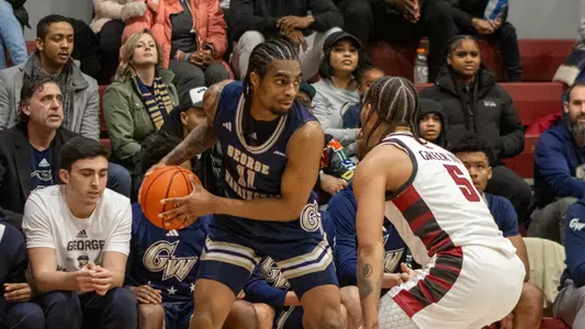 James Bishop IV gets guarded at Saint Joseph's