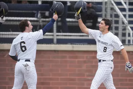 Baseball Players Celebrate Following Home Run (2/23/24)