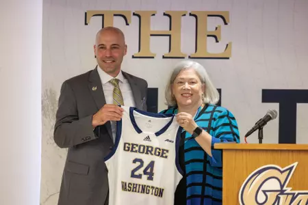 Michael Lipitz and President Granberg