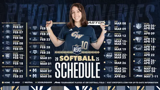 2025 Softball Schedule Graphic