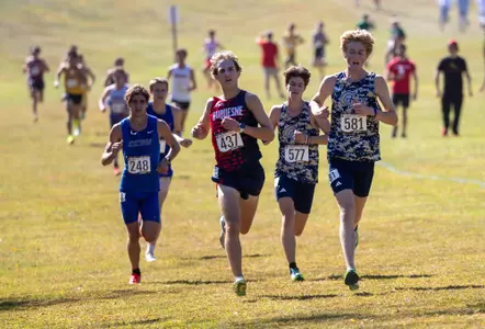 GW men's cross country races at the Paul Short Run