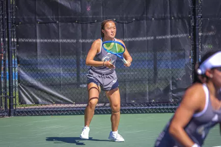 Madison Lee Prepares for a Serve at the Ricer City Open