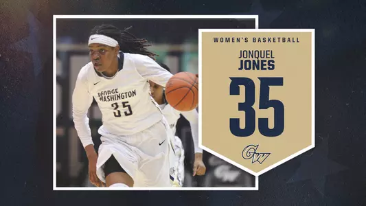Jonquel Jones jersey retirement graphic