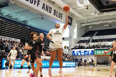 Kamari Sims Elevates for a Layup vs. UMass