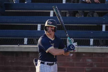 Sam Gates Waits On-Deck vs. Georgetown