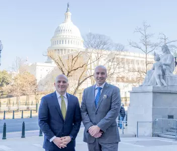 Michael Lipitz and Chris Caputo on the Hill