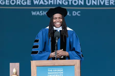 Dr. Jonquel Jones at Commencement