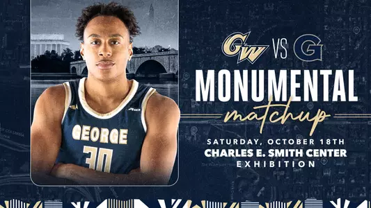 GW MBB Exhibition Matchup vs. Georgetown