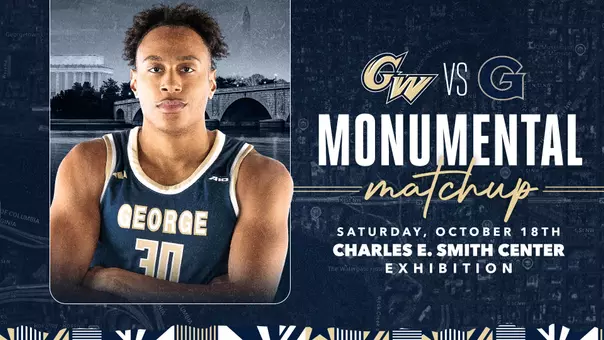 GW MBB Exhibition Matchup vs. Georgetown