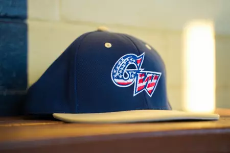 GW Baseball Hat at Tucker Field