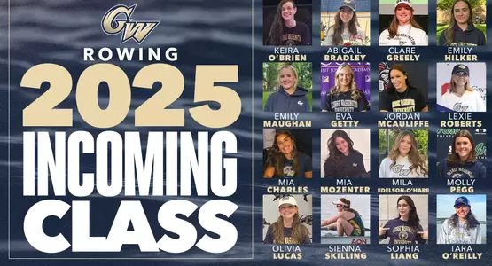 2025 Rowing Incoming Class Graphic