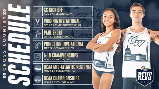 Fall 2025 XC Schedule Graphic