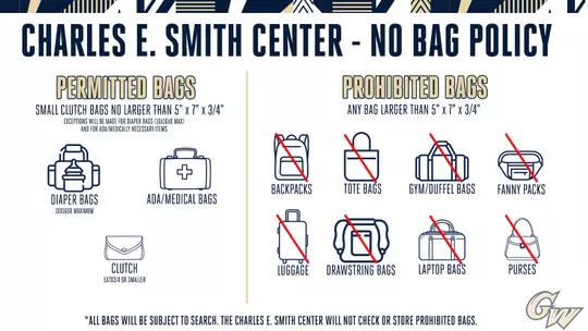 NO BAG POLICY