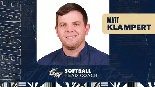 Matt Klampert Hired as the Head Coach of GW Softball