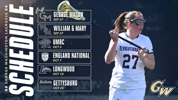 2025 Lacrosse Fall Ball Schedule