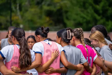 WSOC Team Huddle vs. VMI
