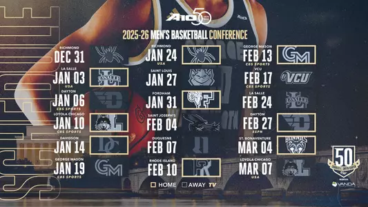 Updated MBB 2025-26 MBB A-10 Schedule Graphic