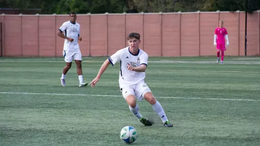 Ben McGovern Dribbles at the GW Soccer Field